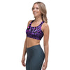 Purple Leopard Sports Bra-grizzshop