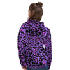 Purple Leopard Women's Hoodie-grizzshop