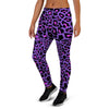 Purple Leopard Women's Joggers-grizzshop