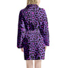 Purple Leopard Women's Robe-grizzshop