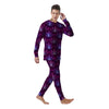 Purple Lotus Boho Print Pattern Men's Pajamas-grizzshop