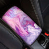 Purple Marble Car Console Cover-grizzshop