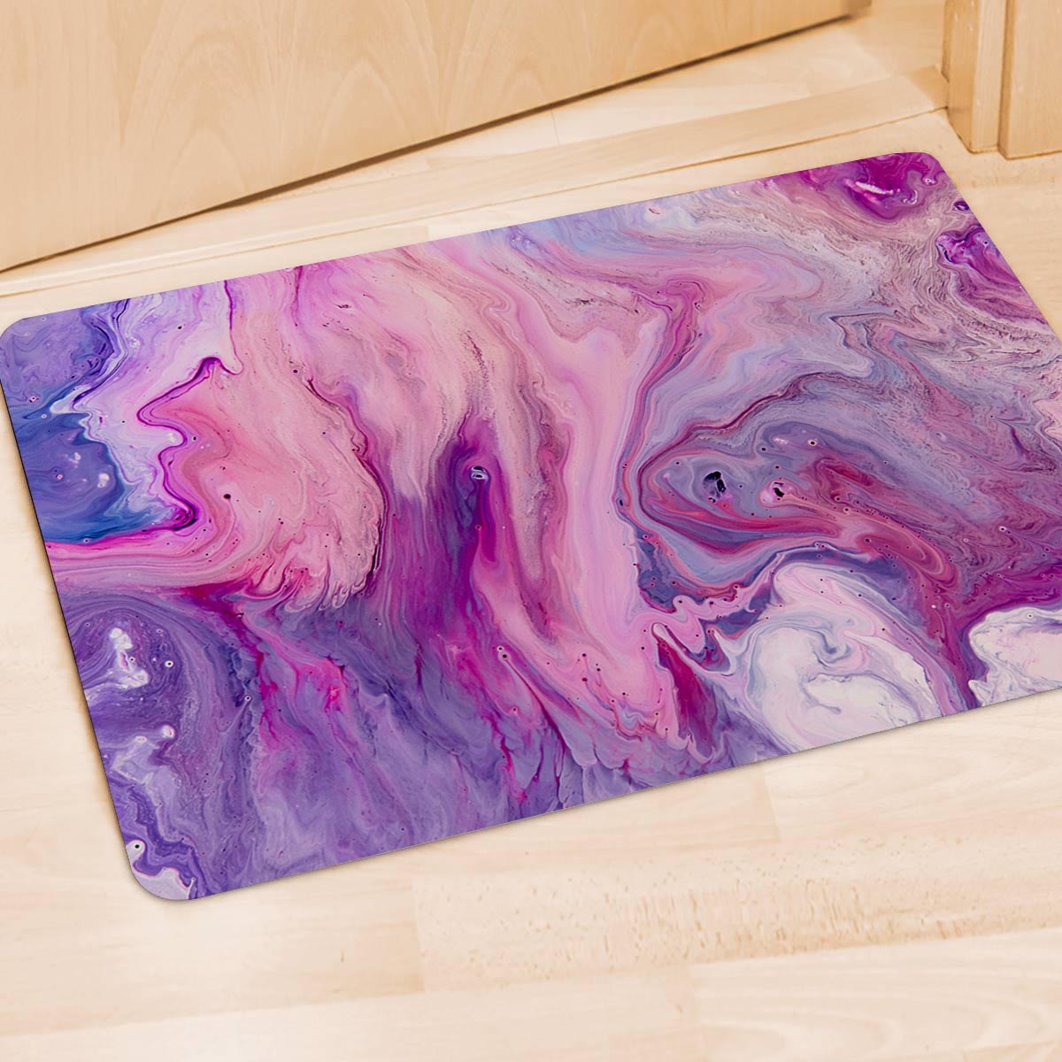 Purple Marble Door Mat-grizzshop