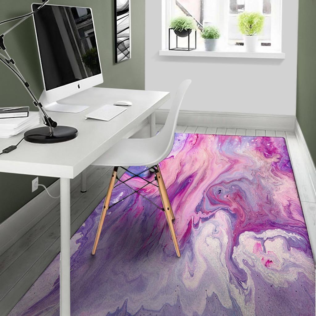 Purple Marble Floor Mat-grizzshop