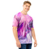 Purple Marble Men T Shirt-grizzshop