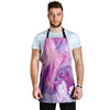 Purple Marble Men's Apron-grizzshop