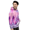 Purple Marble Men's Hoodie-grizzshop