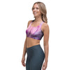 Purple Marble Sports Bra-grizzshop