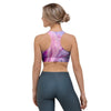 Purple Marble Sports Bra-grizzshop