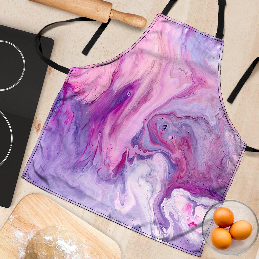 Purple Marble Women's Apron-grizzshop