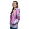 Purple Marble Women's Hoodie-grizzshop