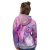 Purple Marble Women's Hoodie-grizzshop