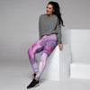 Purple Marble Women's Joggers-grizzshop