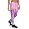 Purple Marble Women's Joggers-grizzshop