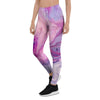 Purple Marble Women's Leggings-grizzshop