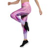 Purple Marble Women's Leggings-grizzshop