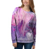 Purple Marble Women's Sweatshirt-grizzshop