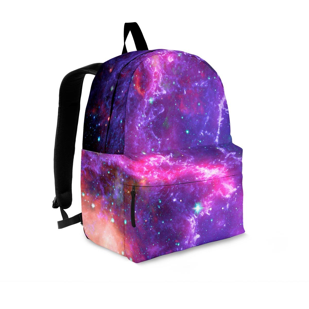 Purple Nebula Galaxy Space Backpack-grizzshop