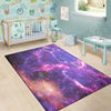 Purple Nebula Galaxy Space Floor Mat-grizzshop