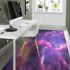 Purple Nebula Galaxy Space Floor Mat-grizzshop