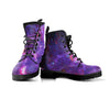 Purple Nebula Galaxy Space Men's Boots-grizzshop