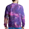 Purple Nebula Galaxy Space Men's Sweatshirt-grizzshop