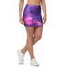 Purple Nebula Galaxy Space Mini Skirt-grizzshop