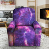 Purple Nebula Galaxy Space Recliner Cover-grizzshop