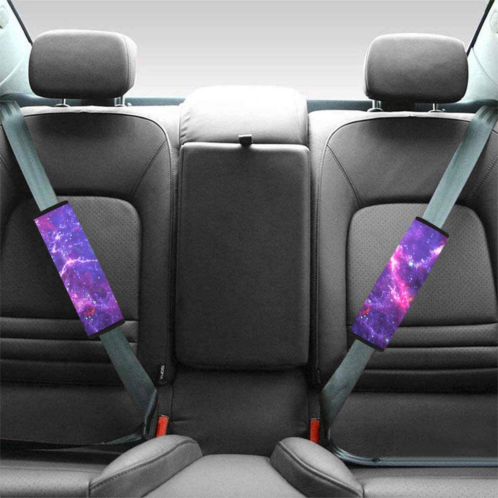 Purple Nebula Galaxy Space Seat Belt Cover-grizzshop