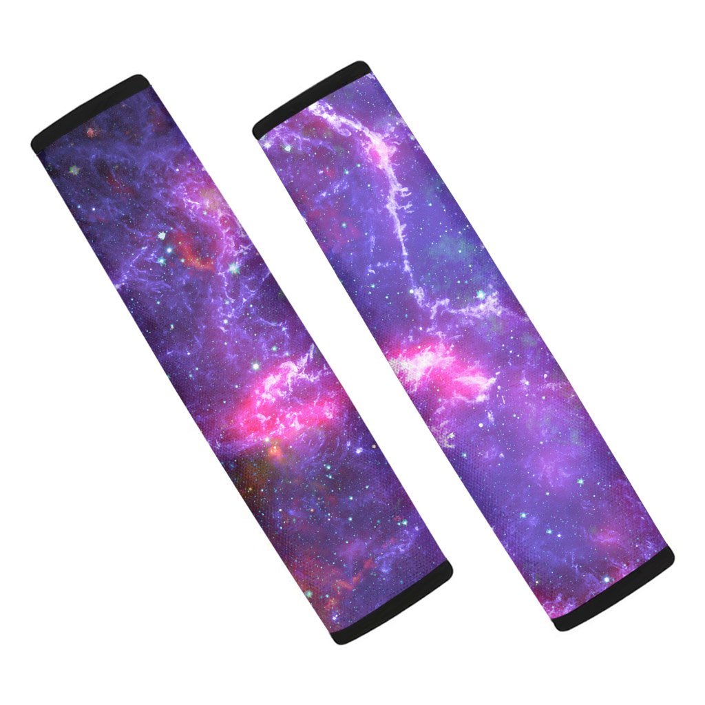 Purple Nebula Galaxy Space Seat Belt Cover-grizzshop