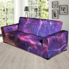 Purple Nebula Galaxy Space Sofa Cover-grizzshop