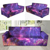 Purple Nebula Galaxy Space Sofa Cover-grizzshop