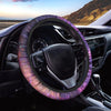 Purple Nebula Galaxy Space Steering Wheel Cover-grizzshop