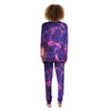 Purple Nebula Galaxy Space Women's Pajamas-grizzshop