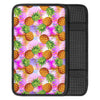 Purple Neon Pineapple Hawaiian Print Car Console Cover-grizzshop