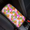 Purple Neon Pineapple Hawaiian Print Car Console Cover-grizzshop