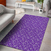 Purple Paisley Bandana Print Floor Mat-grizzshop