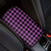 Purple Plaid Car Console Cover-grizzshop