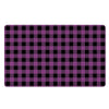 Purple Plaid Door Mat-grizzshop