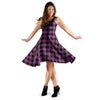 Purple Plaid Dress-grizzshop