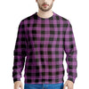 Purple Plaid Men's Sweatshirt-grizzshop