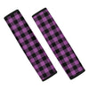 Purple Plaid Seat Belt Cover-grizzshop