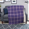 Purple Plaid Tartan Blanket-grizzshop