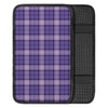 Purple Plaid Tartan Car Console Cover-grizzshop