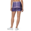 Purple Plaid Tartan Mini Skirt-grizzshop