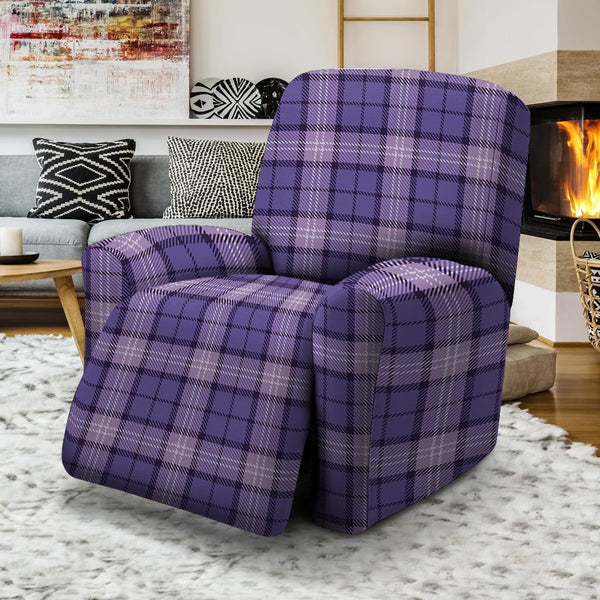 Purple discount tartan chair