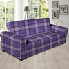 Purple Plaid Tartan Sofa Cover-grizzshop