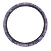 Purple Plaid Tartan Steering Wheel Cover-grizzshop