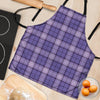 Purple Plaid Tartan Women's Apron-grizzshop