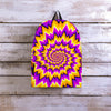 Purple Psychedelic Optical illusion Backpack-grizzshop